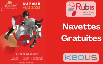 Un dispositif de transport gratuit pour venir au Jumping 2025 !